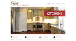 Desktop Screenshot of chaletconstructioninc.com